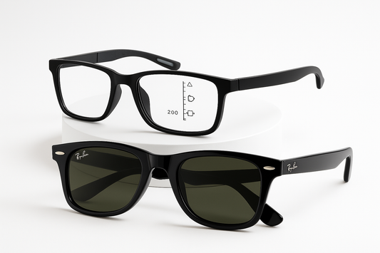 Multifocal Glasses Orbis Vision Black + Wayfarer Model- Last promotional units